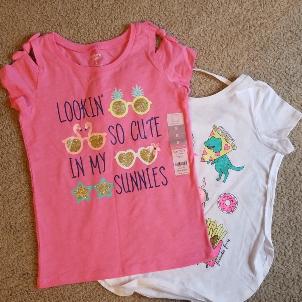 New with tags girl's shirts